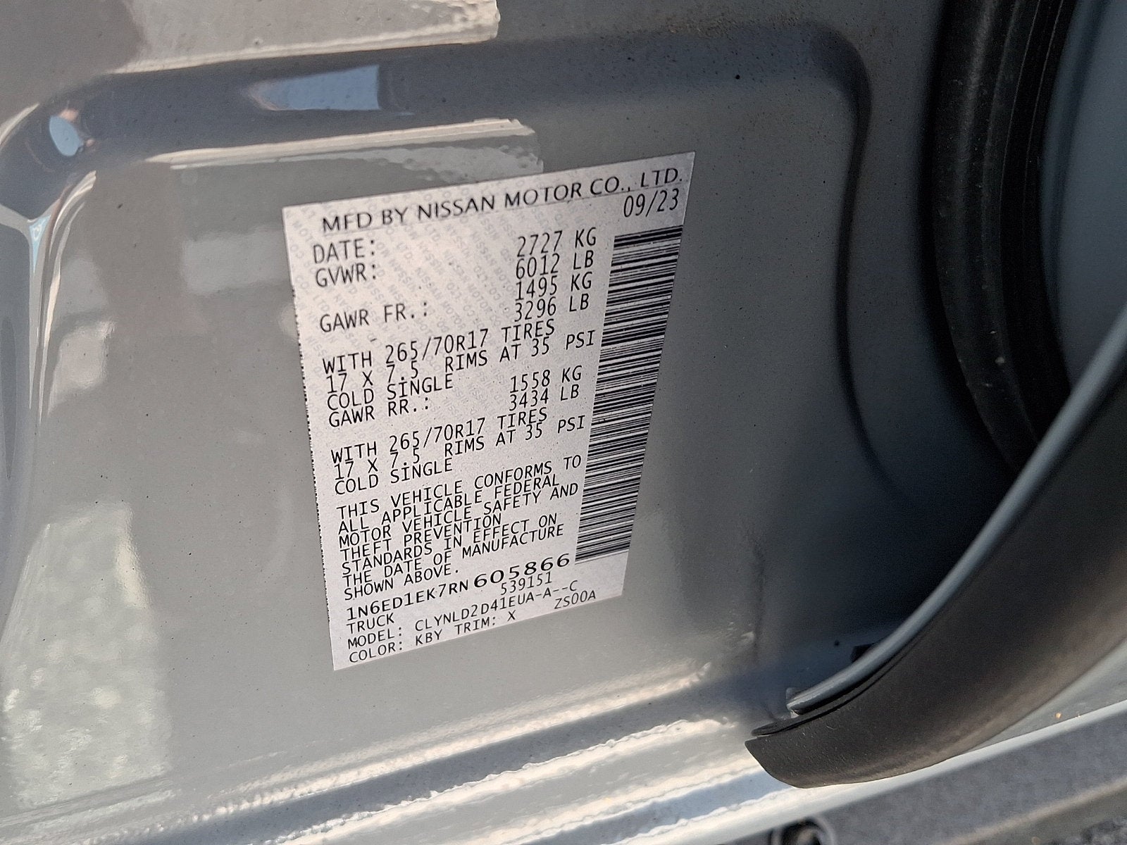 2024 Nissan Frontier Crew Cab PRO-4X 4x4