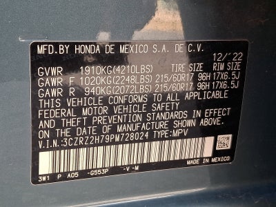 2023 Honda HR-V AWD EX-L