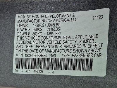 2024 Honda Civic Hatchback Sport Manual