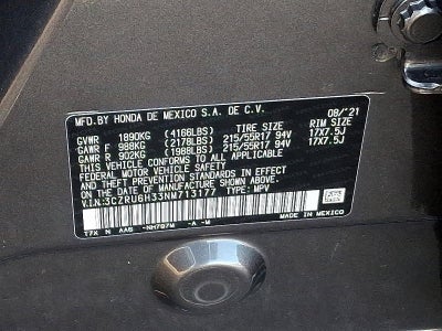 2022 Honda HR-V LX AWD CVT