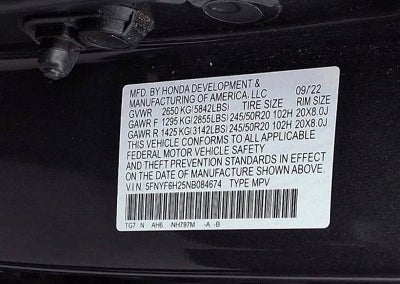2022 Honda Pilot Special Edition AWD