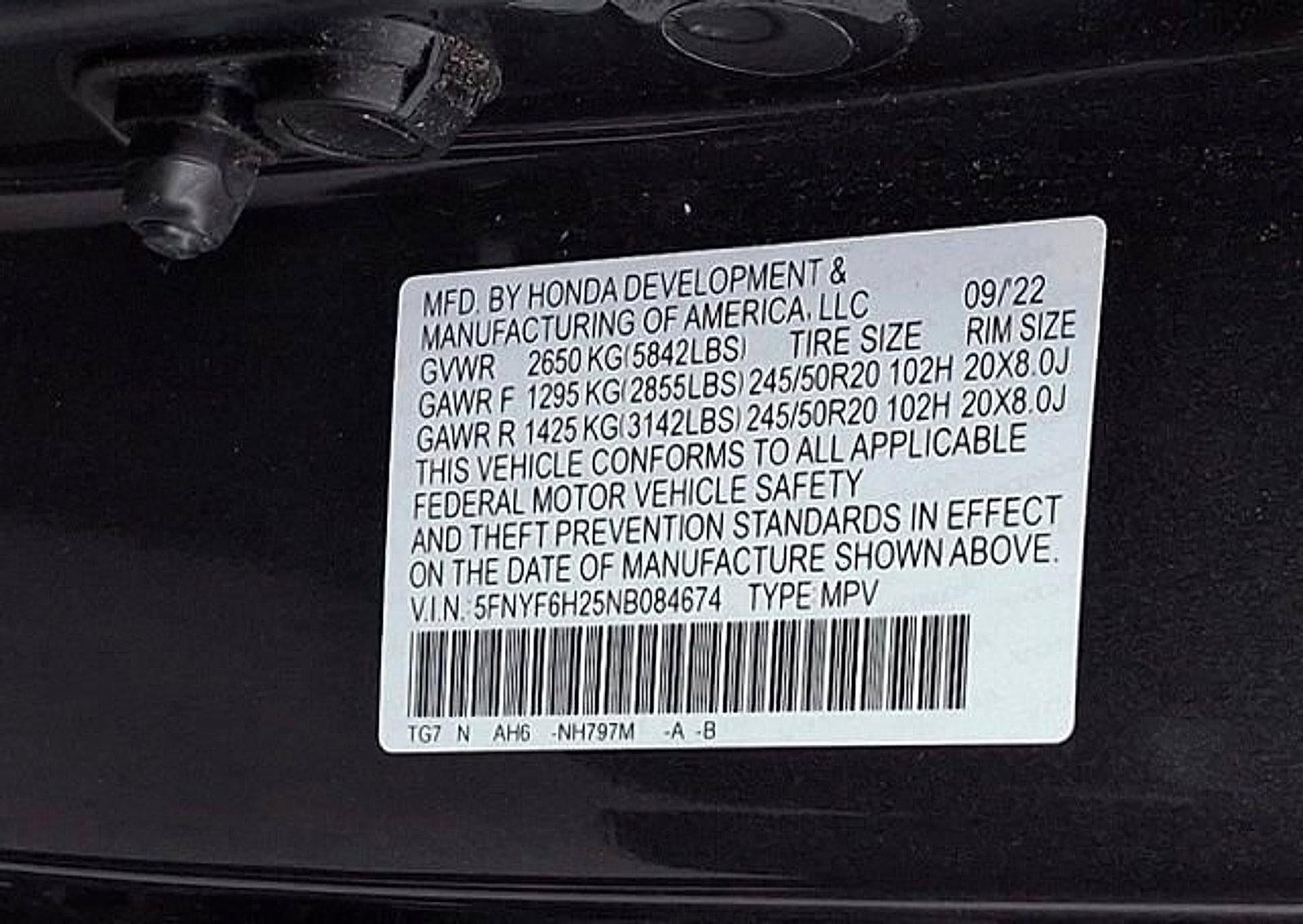 2022 Honda Pilot Special Edition AWD