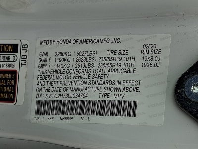2020 Acura RDX SH-AWD w/Advance Pkg