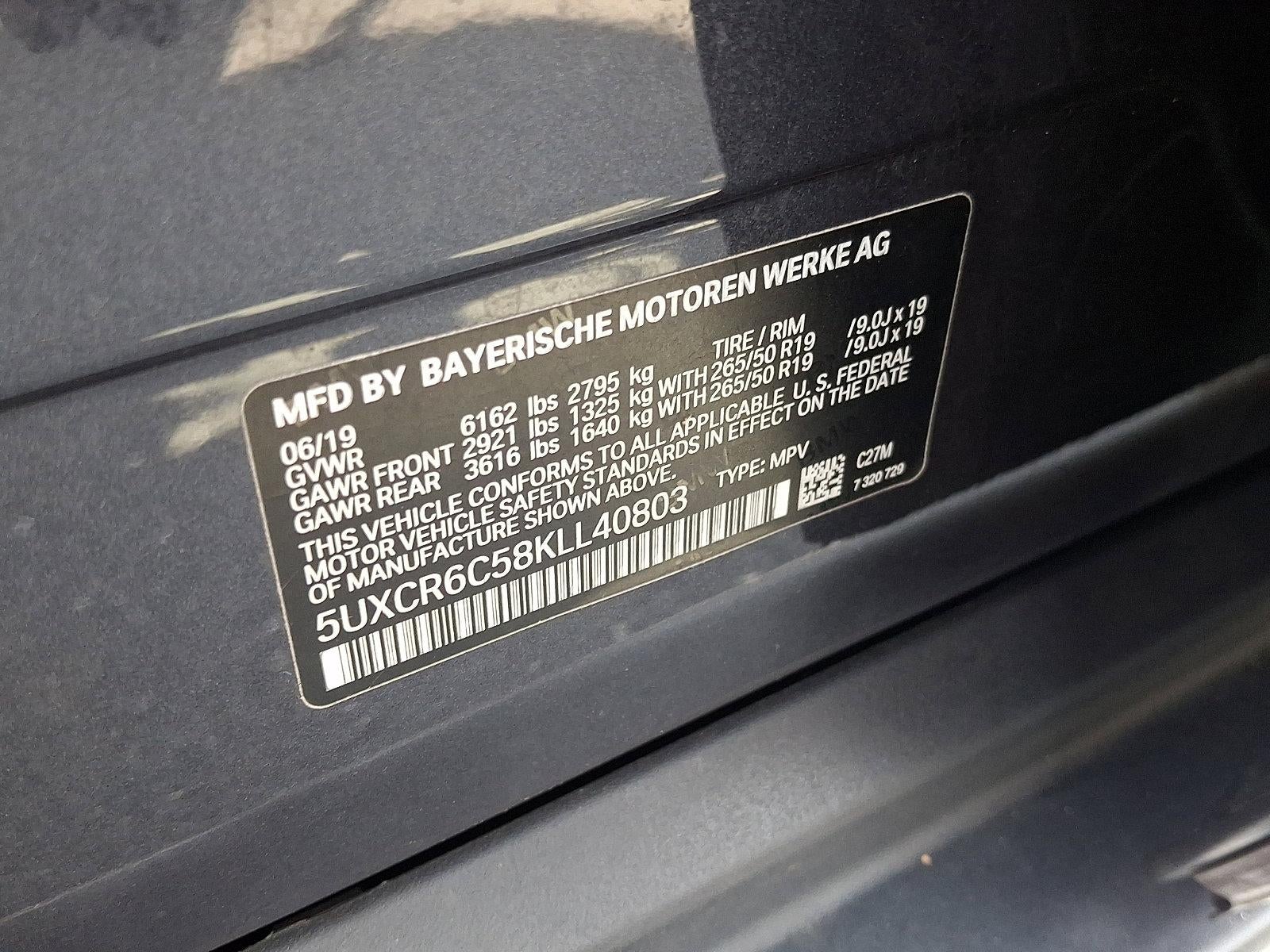 2019 BMW X5 xDrive40i Sports Activity Vehicle