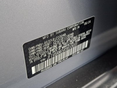 2024 Subaru WRX Limited Manual