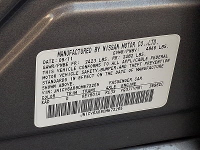 2012 INFINITI G37 Sedan x AWD