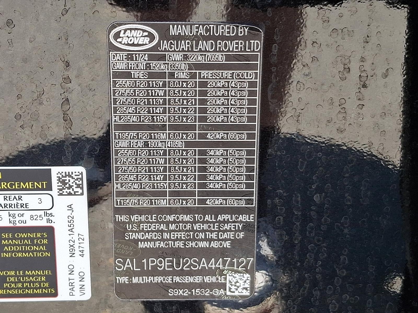 2025 Land Rover Range Rover Sport P360 SE