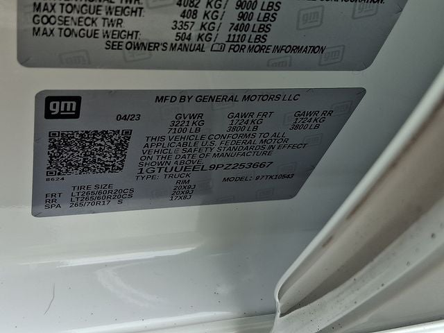 2023 GMC Sierra 1500 Crew Cab Short Box 4-Wheel Drive AT4