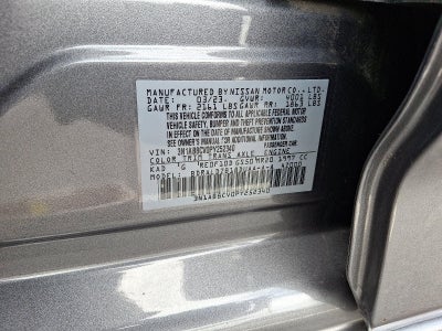 2023 Nissan Sentra SV CVT