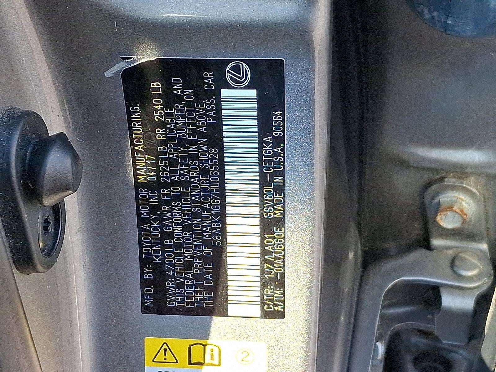 2017 Lexus ES 350 FWD