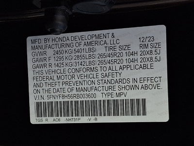2024 Honda Passport EX-L