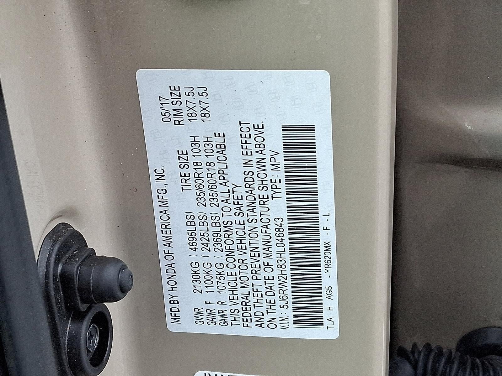 2017 Honda CR-V EX-L AWD