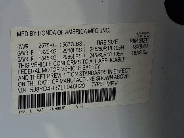 2020 Acura MDX 3.5L SH-AWD