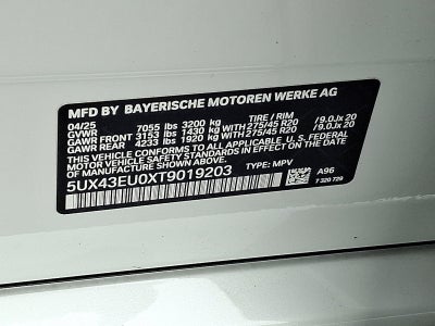 2026 BMW X5 xDrive50e Plug-In Hybrid