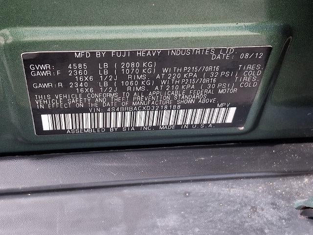 2013 Subaru Outback 2.5i Automatic