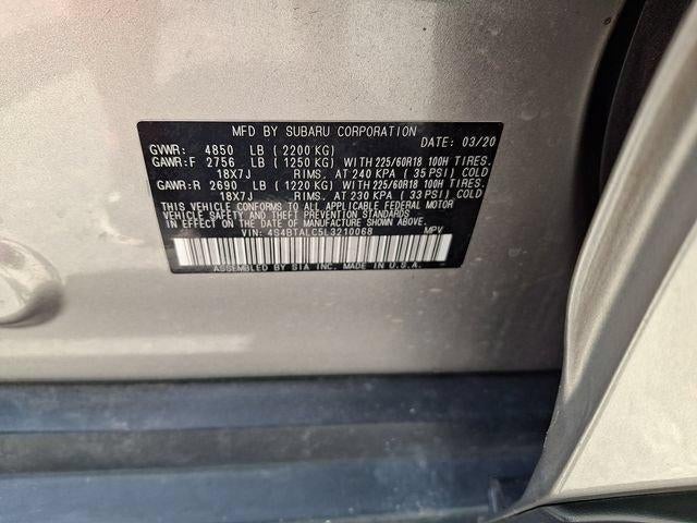 2020 Subaru Outback Limited CVT