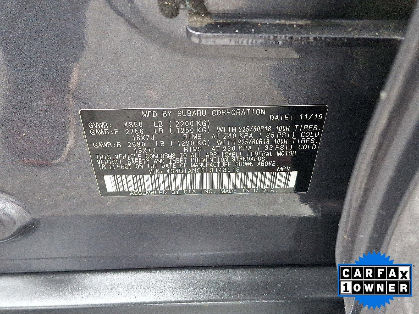 2020 Subaru Outback Limited CVT