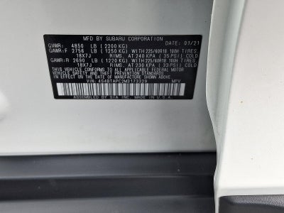 2021 Subaru Outback Touring CVT