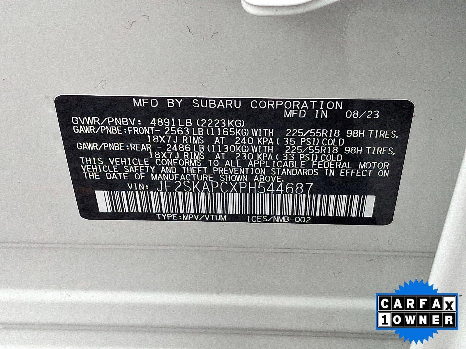 2023 Subaru Forester Limited CVT