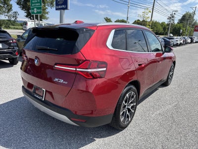 2025 BMW X3 30 xDrive Sports Activity Vehicle