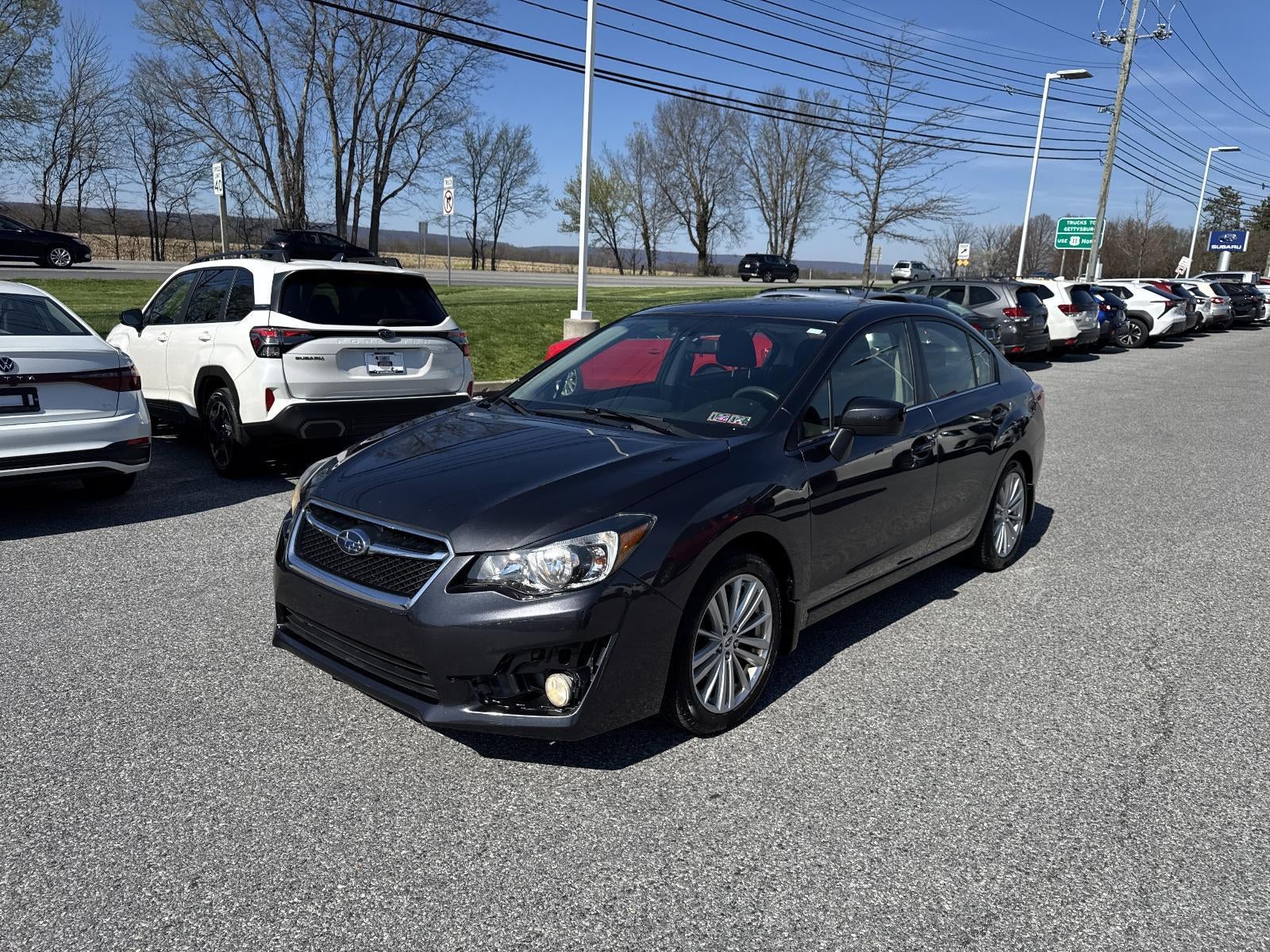 2015 Subaru Impreza Sedan 4dr CVT 2.0i Premium