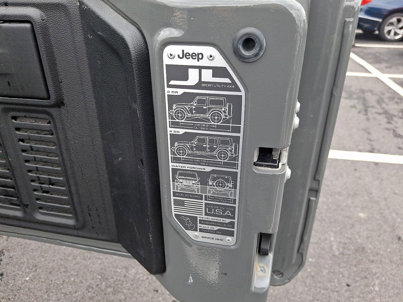 2019 Jeep Wrangler Sport S 4x4