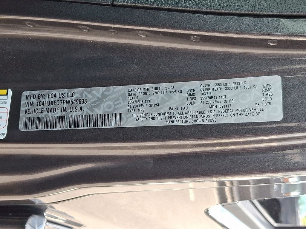 2023 Jeep Wrangler Sahara 4 Door 4x4