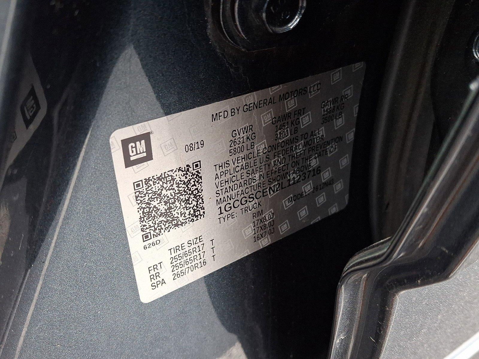 2020 Chevrolet Colorado Crew Cab Short Box 2-Wheel Drive LT