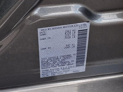 2024 Nissan Altima 2.5 SV Sedan