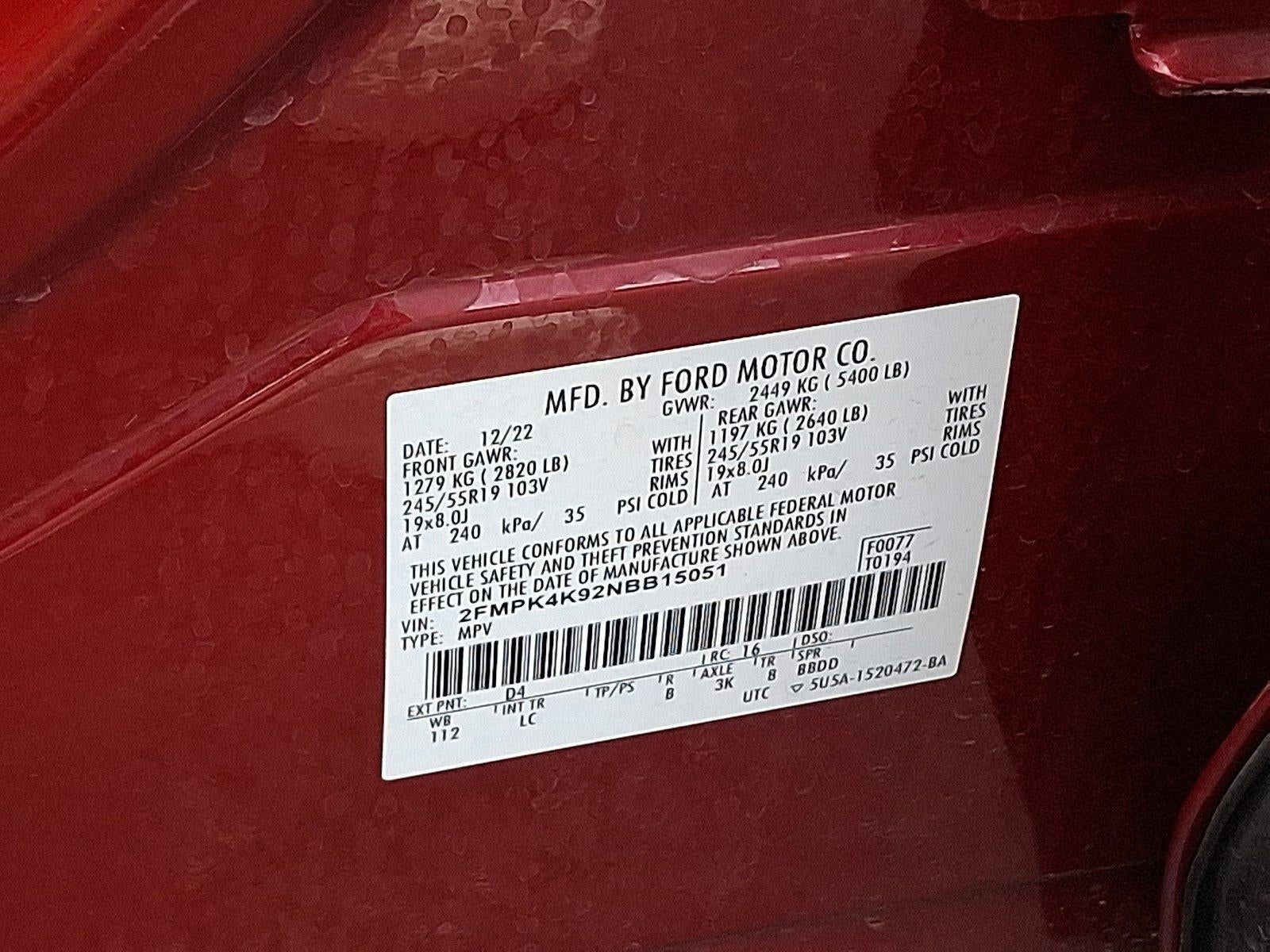2022 Ford Edge Titanium AWD