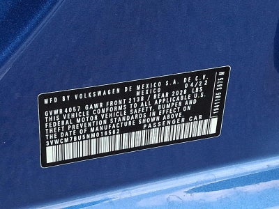 2022 Volkswagen Jetta S Auto