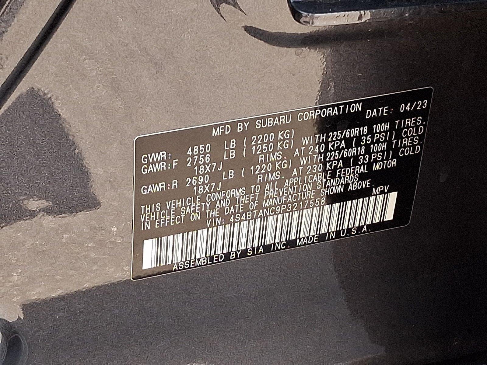 2023 Subaru Outback Limited CVT