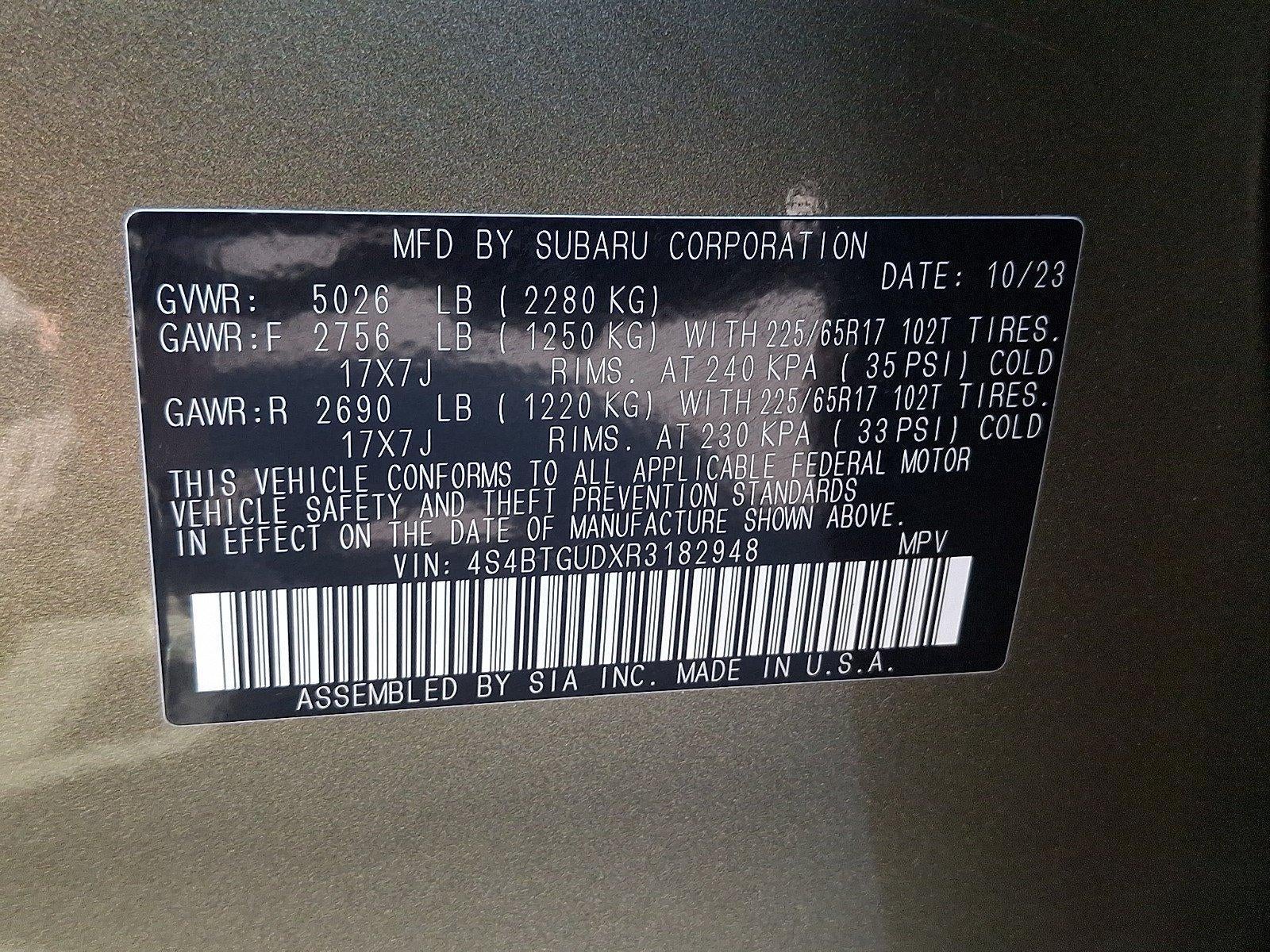 2024 Subaru Outback Wilderness AWD