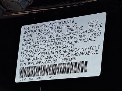 2023 Honda Passport EX-L AWD