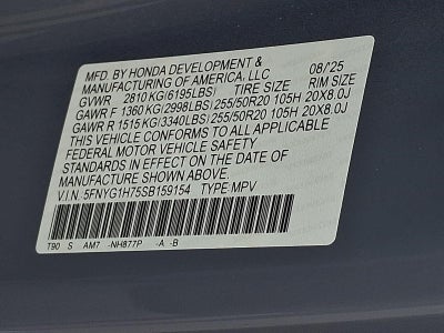 2025 Honda Pilot Touring AWD