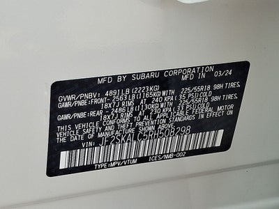 2024 Subaru Forester Limited AWD