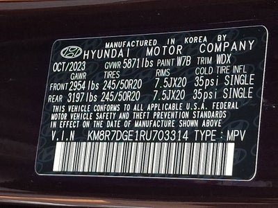 2024 Hyundai PALISADE Calligraphy AWD
