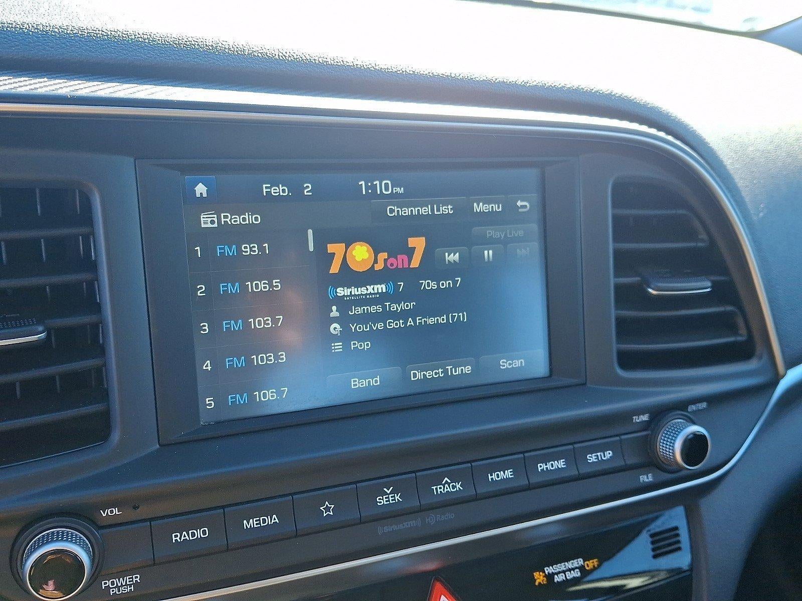 2020 Hyundai ELANTRA SEL IVT