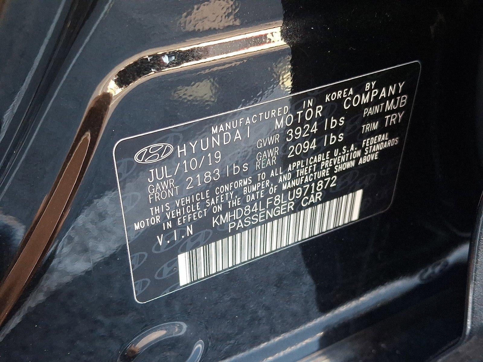 2020 Hyundai ELANTRA SEL IVT