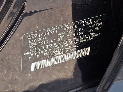 2024 Hyundai SONATA SEL 2.5L FWD
