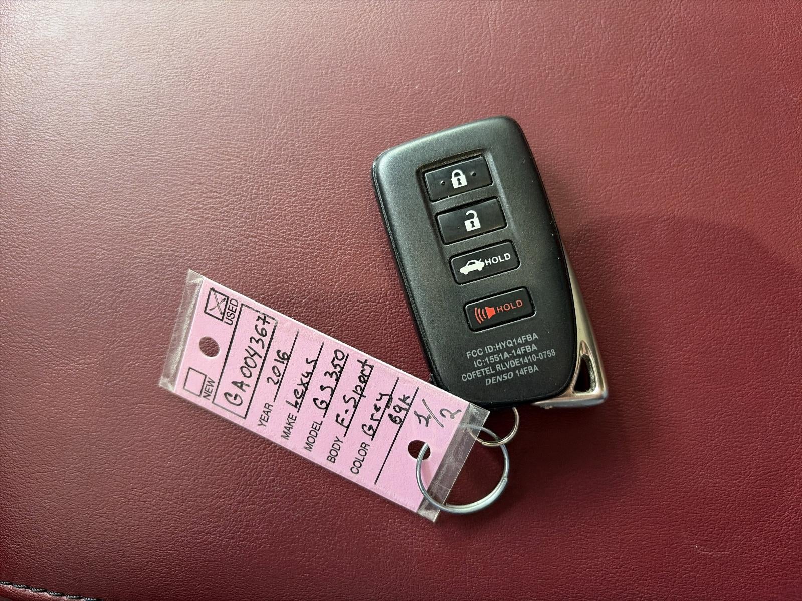 2016 Lexus GS 350 4dr Sdn AWD