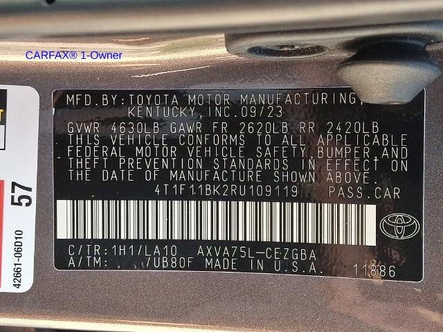 2024 Toyota Camry XLE Auto AWD (Natl)