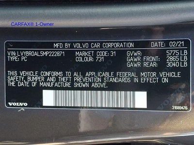 2021 Volvo S90 Recharge T8 eAWD PHEV Inscription
