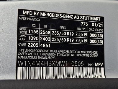 2021 Mercedes-Benz GLB GLB 250 4MATIC® SUV