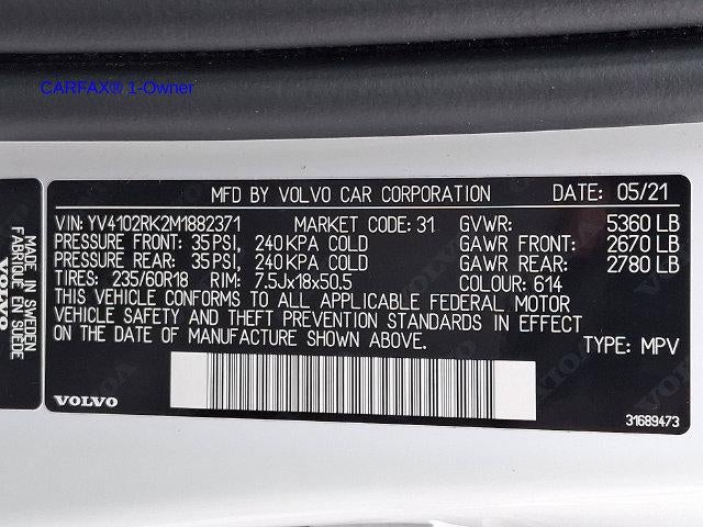 2021 Volvo XC60 T5 AWD Momentum