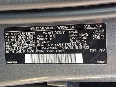 2021 Volvo XC60 T5 AWD Inscription