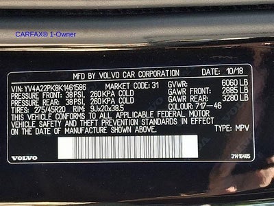 2019 Volvo XC90 T6 AWD Momentum