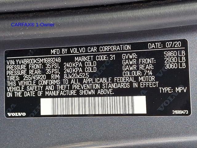 2021 Volvo XC60 Recharge T8 eAWD PHEV Inscription Expression