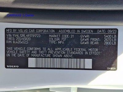 2024 Volvo XC60 B5 AWD Plus Dark Theme