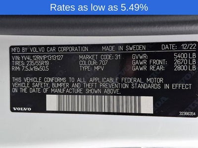 2023 Volvo XC60 B5 AWD Plus Bright Theme